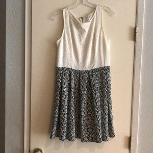 Two tone dress